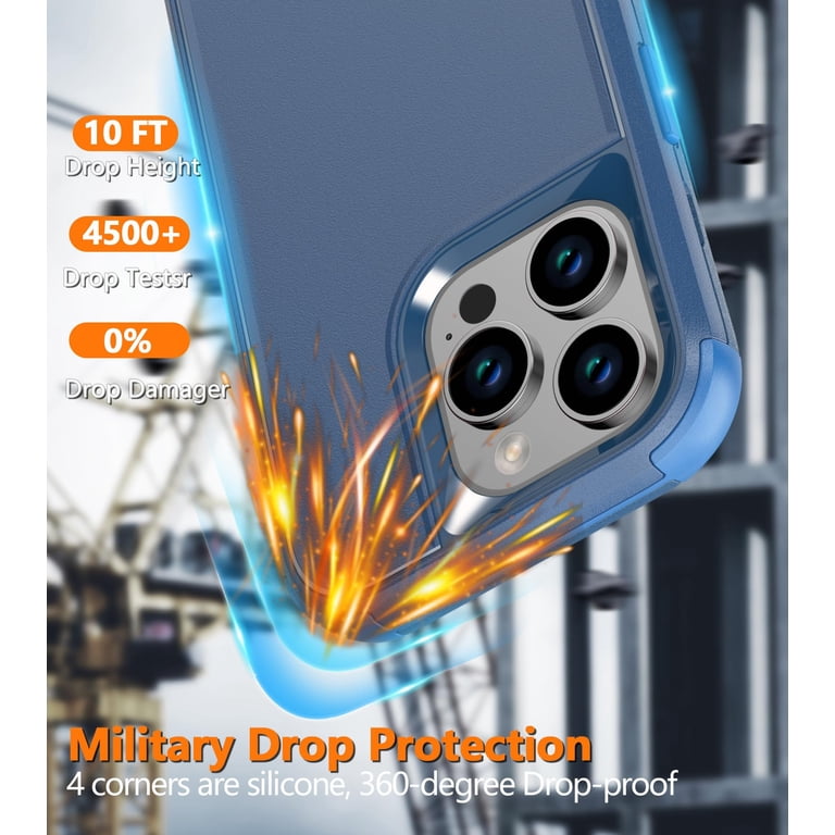 Diverbox for iPhone 14 Pro Case [Shockproof] [Dropproof] [Tempered