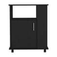 thumbnail image 7 of TUHOME Lower Microwave Storage Cabinet with Single Door and Three Side Shelves for Organized kitchen, 7 of 7