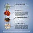 thumbnail image 7 of Kyolic Sleep Mushrooms+ - Mushroom & Herbal Dietary Supplement - Supports Restful Sleep & Relaxation* - Reishi Mushrooms, L-Theanine, Valerian Root Extract & Aged Garlic Extract - 60 Capsules, 7 of 7