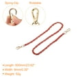 thumbnail image 2 of Unique Bargains Purse Chain Strap, 24' Purse Strap Shoulder Bag Replacement Strap, Red&Gold, 2 of 6