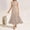 Beige, variant on ZZwxWA Crossover Halter Cocktail Maxi Dress for Women Elegant Sleeveless Swing A-Line Beach Vacation Formal Party Dress