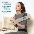 thumbnail image 2 of Shiatsu Neck and Back Massager with Soothing Heat - Electric Deep Tissue 3D Kneading Massage Pillow for Shoulder, Leg, Full Body Muscle Pain Relief - Car, Office, Home Use, 2 of 6