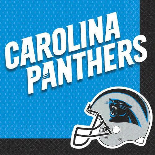 Carolina Panthers NFL Pro Football Sports Party Paper Luncheon Napkins