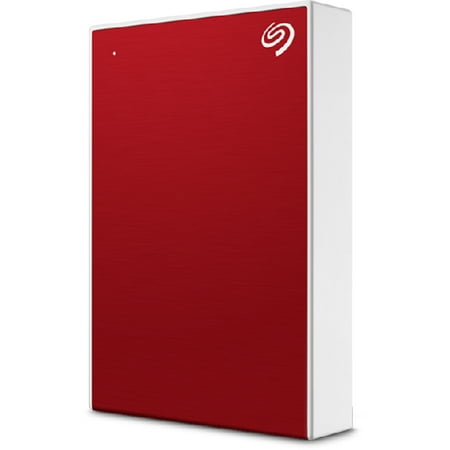 Seagate - One Touch 2TB External USB 3.0 Portable Hard Drive with Rescue Data Recovery Services - Red