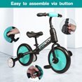 WLRETMCI Kid Balance Bike, 4 in 1 Toddlers Training Bicycle for 25