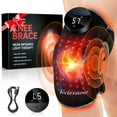 thumbnail image 1 of Genouillère de Luminothérapie Rouge, Massage du Genou par Vibration avec Bande d'Extension, Contrôleur Sans Fil Rechargeable, Appareil de Luminothérapie Proche Infrarouge 660nm et 850nm pour Genou/el, 1 of 9