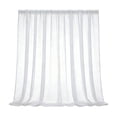 thumbnail image 2 of Waterproof Outdoor Curtain 8.8 x 5.3 Ft - Sunlight Blocking Window Treatment Drapes Mesh Curtains for Home Bedroom Living Room Patio Porch Pergola Cabana Gazebo, White, 2 of 6