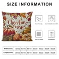 thumbnail image 5 of SHANXI Wreath Throw Pillow Covers Quotes Thanksgiving Fall 18x18in, 5 of 5