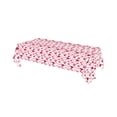 thumbnail image 2 of Mantel de San Valentín de 137 x 274 cm | Mantel de plástico impermeable con estampados de corazones para fiestas y decoraciones., 2 of 6