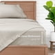 thumbnail image 5 of Juego de sábanas ultra suaves Bare Home Colección Premium 1800 3 piezas tamaño Twin XL raya diplomática piedra/blanco, 5 of 7
