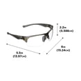 thumbnail image 3 of Allen Company Outlook Shooting Safety Glasses, Clear Lenses, Ansi Z87.1+ & Ce Rated, 3 of 14