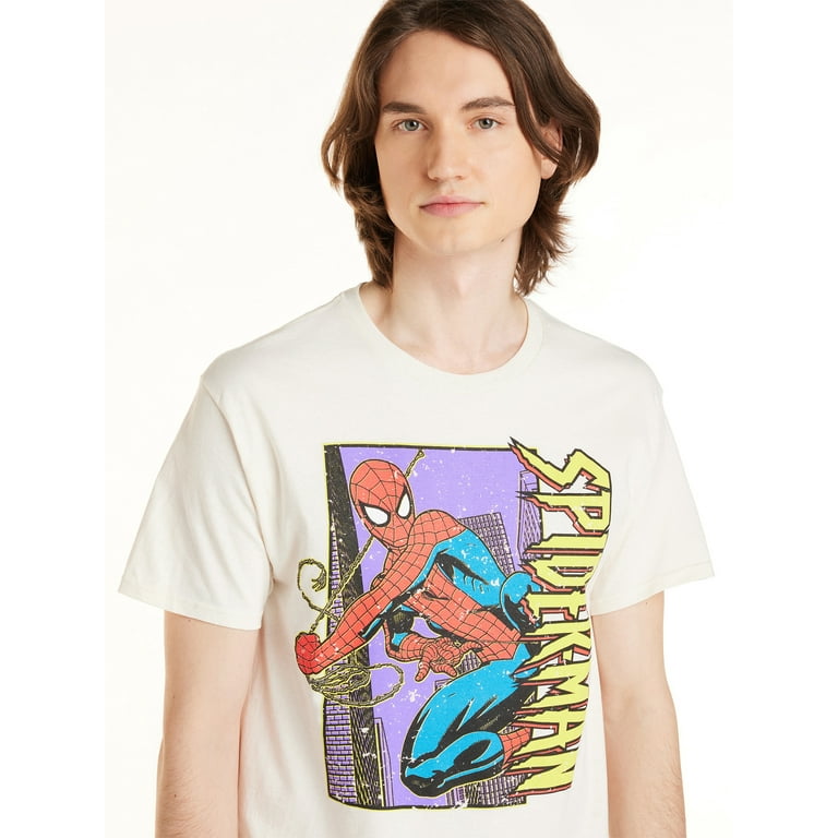Marvel Spider-Man Men's & Big Men's Spidey Sharp Box Graphic Marvel Spider-Man Men's & Big Men's Spidey Sharp Box Graphic