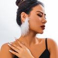 thumbnail image 1 of Style Party Short chocker Sweet Cool Feather Collar Ribbon Niche Performance Necklace, 1 of 6