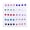 4mm, variant on 20 Pairs Women Ear Studs Set Shiny Cubic Zirconia Exquisite Concise Shining Multi-Color Decorative Stainless No Harm Zirconia Women Earrings Set for Daily Wear