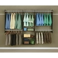 thumbnail image 7 of Easy Track 3 Shelf Deluxe Closet Storage Starter Organizer, Honey Blonde, 7 of 7