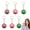 Set C, variant on 6Pcs Mini Dumpling Keychain, Adorable Cartoon Pendant for Backpacks Keys Bags, Soft Squishy Fidget Clicker Keychain