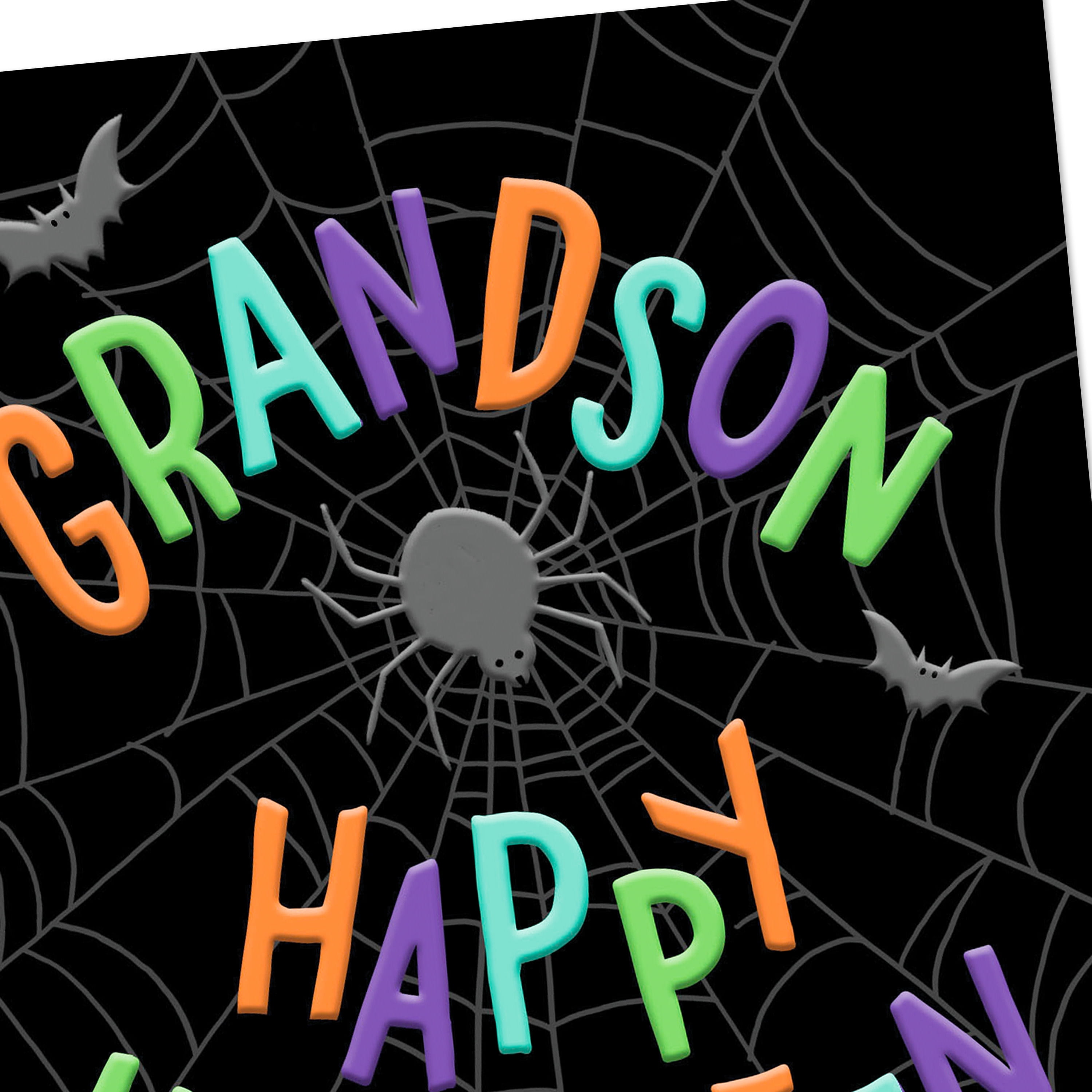 Hallmark Halloween Card for Grandson (Catch All the Fun), 1 Count