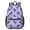 Boston Terrier Purple, variant on Corgi and Bone Beige Pattern 17" School Backpacks for Teens,Waterproof Oxford Fabric,S-Shape Padded Straps for School,Travel,Hiking,Camping