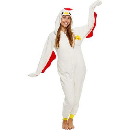 Silver Lilly Unisex Slim Fit One Piece Chicken Animal Costume Pajamas