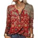thumbnail image 3 of Blusas vintage para mujer, tops elegantes de manga larga para mujer, tops y blusas florales para mujer, ropa boho para mujer, 3 of 5
