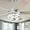 Chrome, variant on 52 Inch Farmhouse Ceiling Fan with Light and Remote Control,Reversible DC Motor,Dimmable,DIY Rings LED,Chandelier Ceiling Fan with 5 Dual Finish Bladesfor Living Room/Dining Room/Bedroom