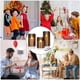thumbnail image 3 of Velas sin llama Wemarry pilares acrílicos 4"-6" paquete de 6, 3 of 6