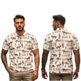 thumbnail image 6 of Uorisanigo Western Cowboy Couple Matching Outfits Men's 1/4 Zip Short Sleeve Golf Shirt Workout and Golf Clothes for Women with Built in Shorts Quick Dry Summer Tennis Clothes, 6 of 8