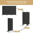 thumbnail image 4 of Costway 3-Panel Room Divider Folding Privacy Partition Screen for Office Room Black, 4 of 11