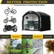 thumbnail image 4 of Cobertizo para guardar bicicletas HAPPY TRAVEL, 7,3 x 5 x 6,2 pies, impermeable, 4 of 9