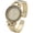 Gold, variant on Blekon Collections Women's Quartz 33mm Round Cut-Crystal Cuff Bangle Watch
