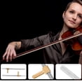 thumbnail image 2 of Milisten 2pcs Violin Bow Screw String Instrument Bow Frog Screw Violin Fitting Part Supply, 2 of 6