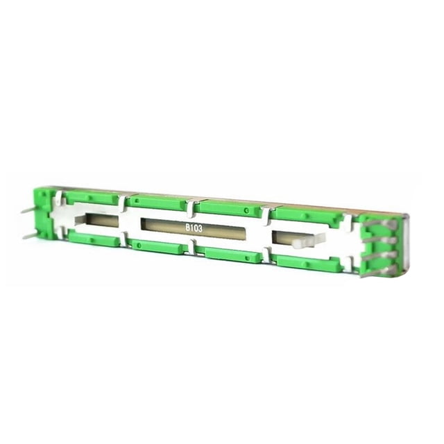 Potenciómetro Deslizante Recto B103 10K Ohm 75 Mm Doble Canal para Afinación Atenuación