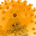thumbnail image 3 of Pelota inflable de PVC de 4 pulgadas con relieve, pelota de masaje sensorial, juguete para niños, color amarillo., 3 of 7