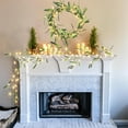 thumbnail image 6 of KUNPENG 4PCS Artificial Olive Garland, 6FT Faux Greenery Vine Garlands for Mantel Fireplace Wedding Christmas Holiday Cozy Home Decorations, Easter and Spring Decorations, 6 of 10