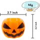 thumbnail image 3 of 4 bolas de estrés con cabeza de calabaza de descompresión, juguetes para aliviar el estrés para niños y adultos, juguetes sensoriales para Halloween, oficina, cumpleaños (negro), 3 of 5