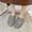 White, variant on WILLBEST Womens Platform Slippers Slippers Large Size Four Season Linen Print Slippers Women's Spring and Autumn Home Indoor Couple Linen Cloth Non Cool Slipper