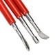 thumbnail image 1 of Artesanía de cuero ANGGREK 3 uds Acero inoxidable Rojo, 1 of 8