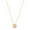 Gold, variant on Women's Welry 1/10 cttw Diamond Circle Pendant Necklace in 10kt Yellow Gold, 18"