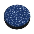 thumbnail image 2 of Kdxio Spare Tire Cover for RV Trailer, Waterproof Wheel Cover,Camper Spare Tire Cover Fit for Rv SUV Truck Travel Trailer 15 inch-Nautical Anchors, 2 of 8