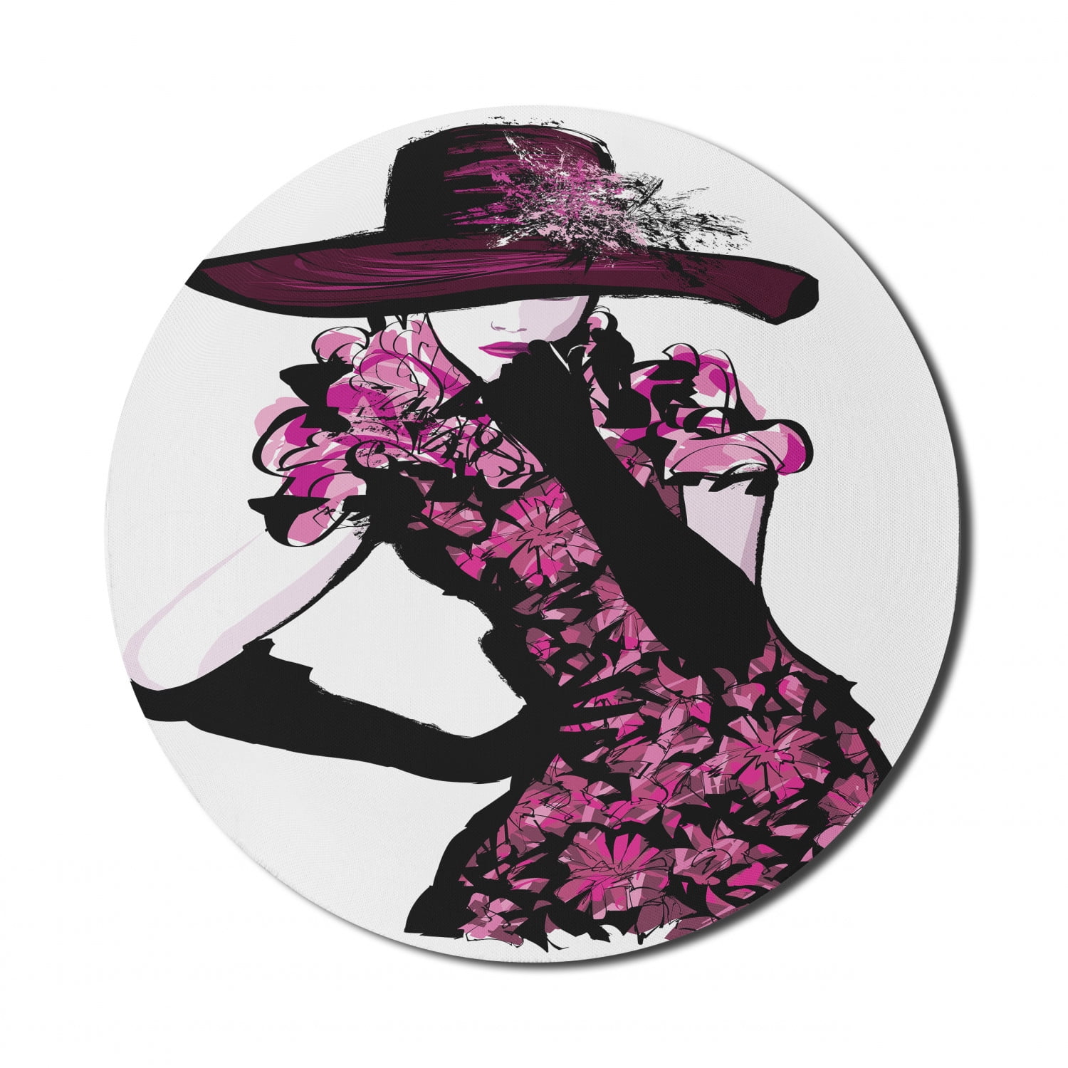 The Ziddi Prints- Modern Woman- Mouse Pad