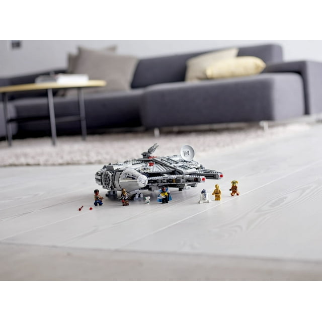 LEGO Star Wars: The Rise of Skywalker Millennium Falcon 75257 Starship Model Building Kit and Minifigures, New 2019 (1,351 Pieces) LEGO -
