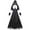 H-B-Black, variant on 2025 Women's Lapel Buttons Midi Dress with Slity Slit Shirt Dress Causal Dresses for Women Vacation Dresses for Women 224 Ladies Denim Dress Plus Size Dresses