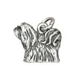 thumbnail image 1 of Sterling Silver 24" .8mm Box Chain 3D Lhasa Apso Dog Breed Pendant Necklace, 1 of 2