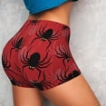 thumbnail image 2 of KLL Spider Pattern Workout Shorts for Women Scrunch Short Gym Yoga Running Sport Active Exercise Fitness Shorts, 2 of 5