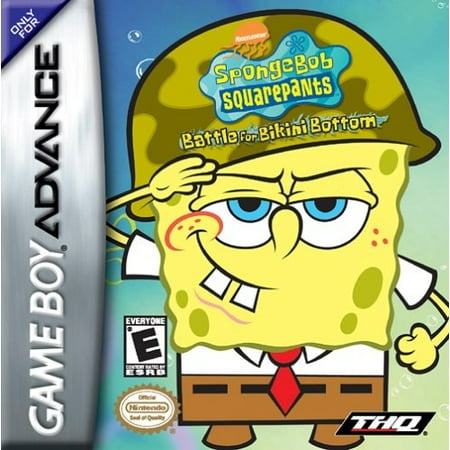 SpongeBob SquarePants: Battle for Bikini Bottom - Nintendo Gameboy Advance GBA (Best Nintendo Gameboy Games)