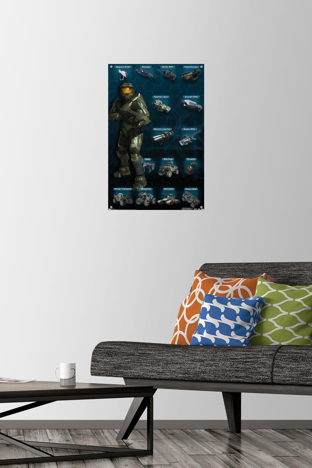 Halo 3 - Chart - Humanity Wall Poster with Push Pins, 14.725" x 22.375"