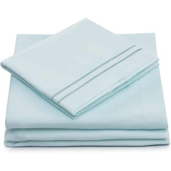 Cosy House 1500 Collection 4 Piece Bed Sheet Set Silky Soft Deep Pocket Sheets