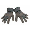 G & F Kids Garden Gloves, 1 Pair, Grey, Synthetic Leather Kids Work ...