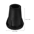 thumbnail image 2 of HEALEEP 10 Pcs Housses de Protection Embouts de Canne en TPR pour Randonnée et Randonnée Noir, 2 of 8