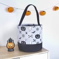 thumbnail image 6 of Halloween Candy Basket for , Large Capacity Storage Bag for Party Favors, Decorative Fabric Tote Bag for Holiday Seasonal Gifts and Candy Collection, 6 of 6